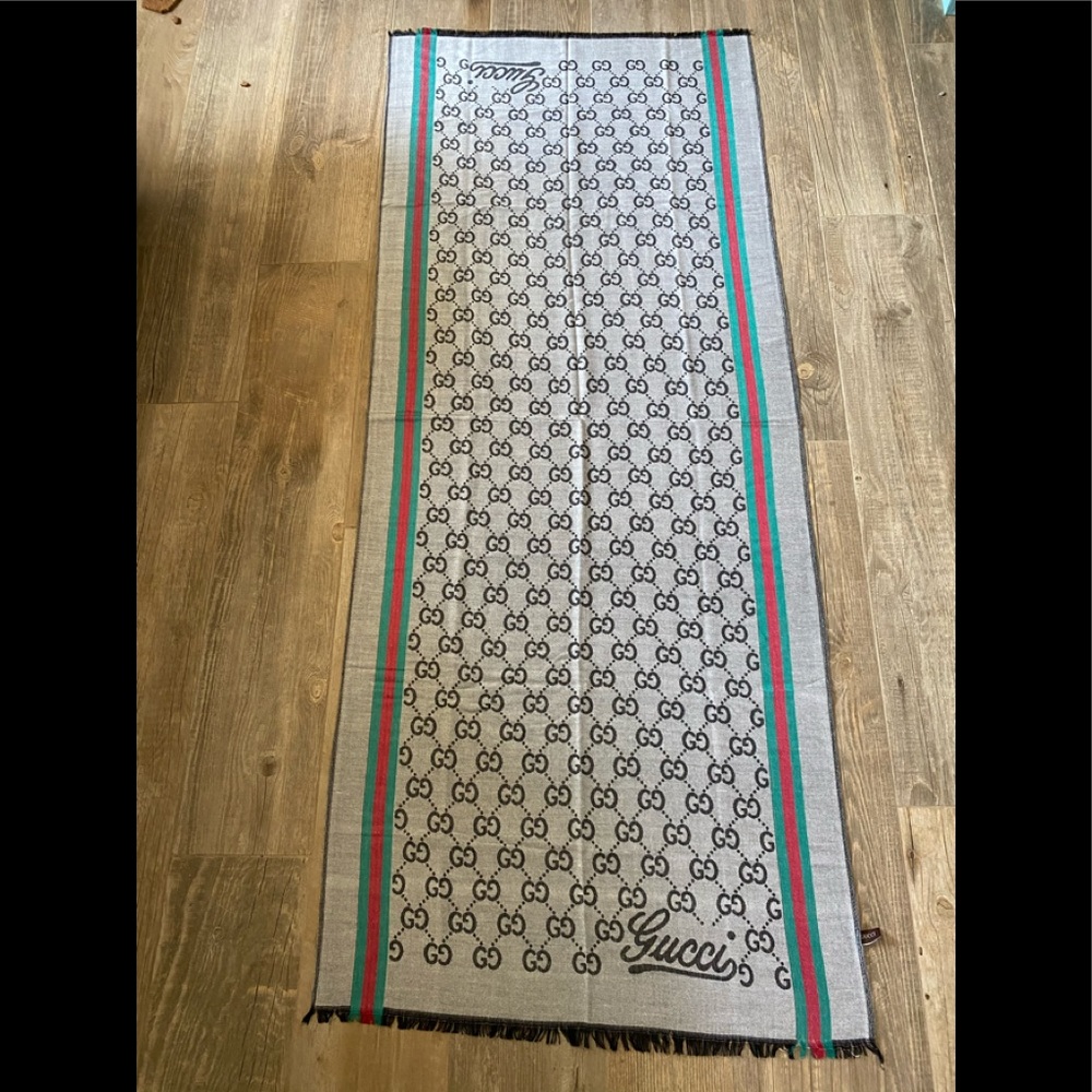 Gucci pashmina 72”x 28”